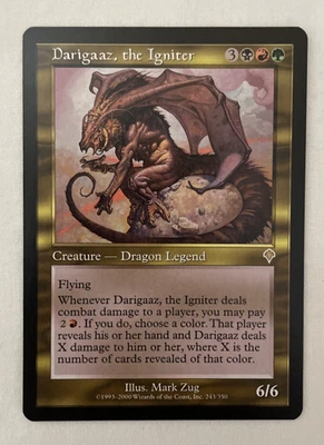 1x Darigaaz, the Igniter Invasion MTG Magic the Gathering LP - Image 1 of 2
