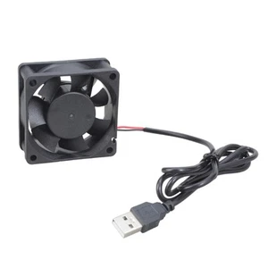 60x60x25MM USB 5V Cooling Fan Portable Cooling Fan for Tablet TV Receiver Router - Afbeelding 1 van 8