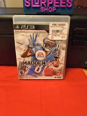 Madden NFL 13 Sony PlayStation 3 Test Complete In Box Box Has Wear - Image 1 of 4