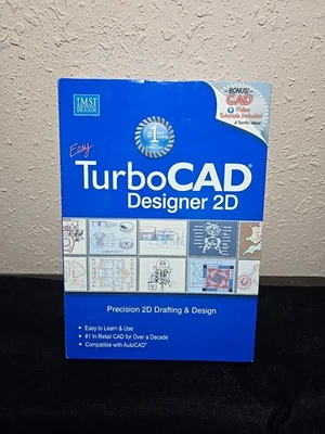 IMSI Design TurboCAD Designer Software 2D Drafting Software NEW SEALED 2010 - Image 1 of 4