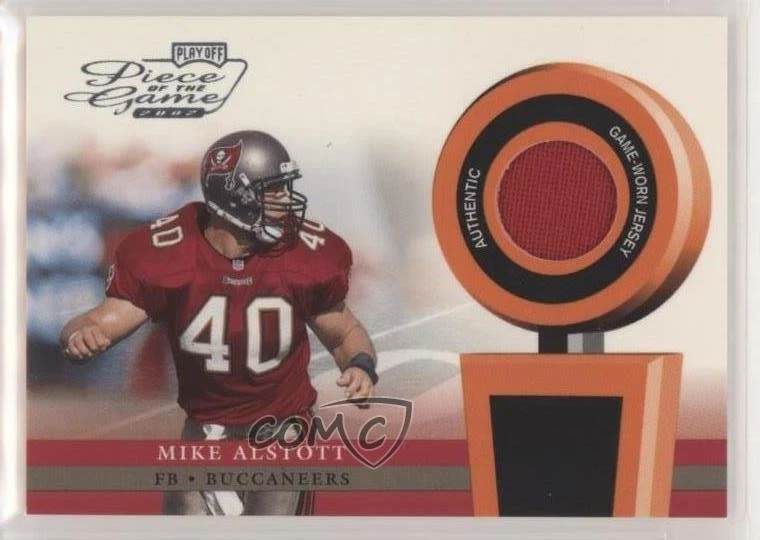 2002 Playoff Piece of the Game Materials Mike Alstott #POG-41 - Image 1 of 2