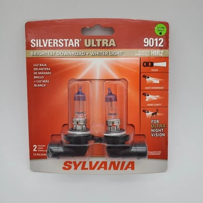 SilverStar Ultra 9012 HIR2 55W Two Bulbs Head Light Dual Beam Replacement OEM - Image 1 of 4