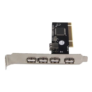 USB2.0-PCI-Karte, PCI-32-Bit-Erweiterung Auf 4Port-USB-Adapter-Hub-Controller - Afbeelding 1 van 5