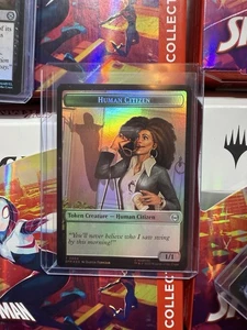 Magic the Gathering  Human Citizen/Treasure Foil, - 0004 - NM - Picture 1 of 2