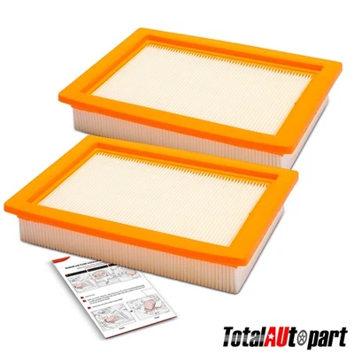 Filtro de aire del motor 2 piezas para Pontiac Tempest Chevrolet Beretta Corsica 1989-1993 Foto 1 de 4