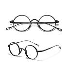Round Vintage Titanium Eyeglasses Frames Mens Womens Classic Retro Spectacles C