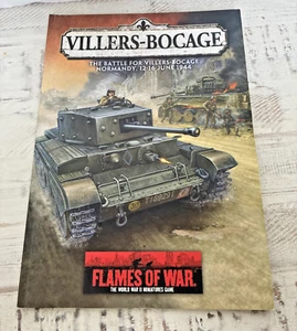 Flames of War Book Villers-Bocage WWII Normandy 12-16 June 1944 Paperback - Imagen 1 de 4