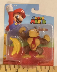 Jakks Pacific Super Mario - Donkey Kong con plátanos 2 1/2" - Imagen 1 de 3