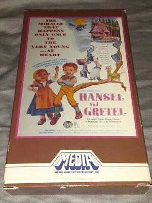 Hansel And Gretel Rare HTF VHS White Stripe Media Release - Image 1 of 4