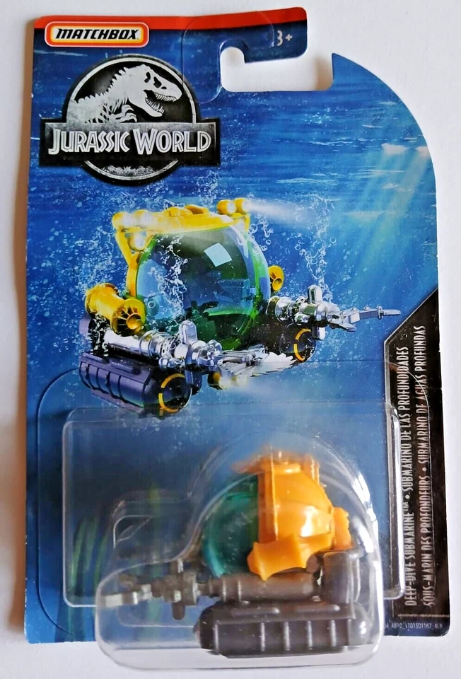 MATCHBOX JURASSIC WORLD - DEEP-DIVE SUBMARINE - [D.603] - Immagine 1 di 1