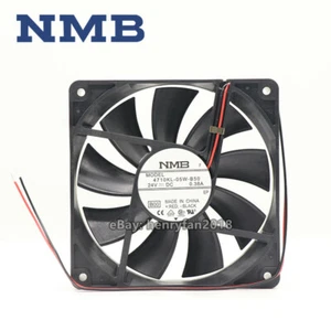 NMB-MAT 4710KL-05W-B50 DC 24V 0.38A 120*120*25mm 2-wire Inverter Cooling Fan - Picture 1 of 6