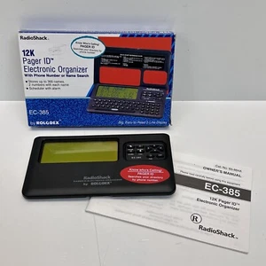Vintage Radio Shack Pager ID Electronic Organizer Rolodex in Box, EC-385 - Picture 1 of 8