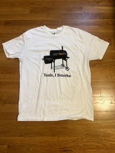 Smoker Grill BBQ "Yeah I Smoke" Mens T-Shirt Size XL Funny Middle Class Fancy - Picture 1 of 4