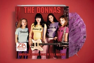 The Donnas American Teenage Rock N’ Roll Machine Strawberry Swirl Vinyl LP NEW - Picture 1 of 5