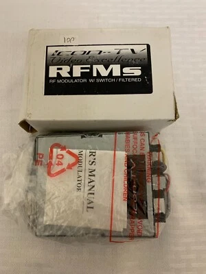 ICON-TV RF MODULATOR WITH SWITCH FILTERED - 02080267 - NEW IN BOX - NIB - Image 1 of 4