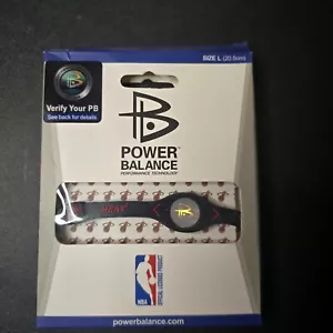 Braccialetto NBA TEAM MIAMI HEAT Power Balance Energy Health Band taglia L - Foto 1 di 1