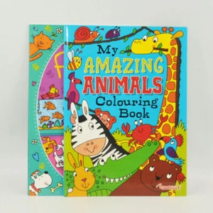 Kids Colouring Book Sticker Book Activity Colouring Books Boys Girls Fun Sticker - Picture 1 of 96