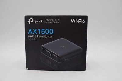 TP-Link Ultra-Portable Wi-Fi 6 AX1500 Travel Router TL-WR1502X | - Image 1 of 4