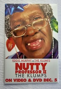 Nutty Professor II The Klumps Home Release Promotional Button Pin Back - Picture 1 of 3