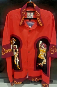 VINTAGE MAMBO LOUD SHIRT - Keyhole - Button up Men's - RARE - Bild 1 von 2