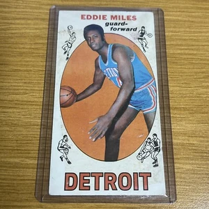 1969-70 Topps #21 Eddie Miles Detroit Pistons - Imagen 1 de 2
