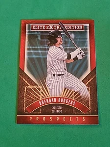 2015 Brendan Rodgers ROOKIE RC Panini Elite Extra Edition #4 Prospects - Picture 1 of 2