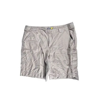 Cabelas Womens Cargo Shorts Size 18 Beige Cotton Blend Casual Outdoor Wear - Image 1 of 4