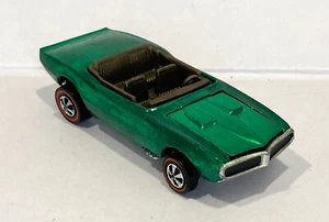 1968 Redline Hot Wheel - CUSTOM FIREBIRD - USA /GREEN ..Near Mint! No WindShield - Picture 1 of 8