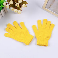Warm Gloves Soft Skin-friendly Solid Color Full Finger Knitted Gloves Simple