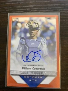 Willson Contreras 2022 Topps X Debut Home Run #62-A Cubs Auto /5 Chicago Cubs - Picture 1 of 2