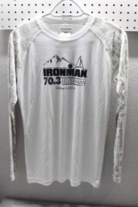 Ironman 70.3 Silverman Competition Long Sleeve Fitness TShirt Womens Medium 2014 - Picture 1 of 8