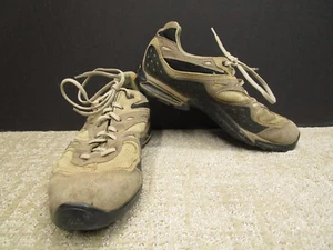 Asolo Shoes Men 9.5 Brown Suede Leather Contour GTX Hiking Gore Tex Sneakers - Picture 1 of 11
