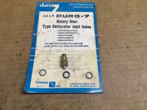 New Tomco Duro-7 Pre-Assembled Carburetor Intake Valve 501X - Picture 1 of 4