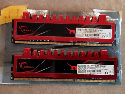 2x4gb (8gb total) G. Skill Ripjaws X DDR3 sticks of Ram - Image 1 of 4
