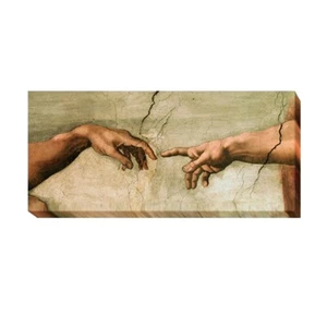 Creation of Adam (Detail) Gallery-Wrapped Canvas Giclee Artwork (24 in x 48 in) - Picture 1 of 3