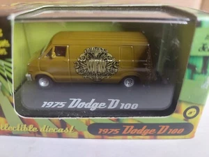 1975 DODGE D100 VAN 1:87 DIECAST STREET WHIPZ BROWN NEW IN BOX - Picture 1 of 5