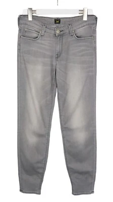 LEE Scarlett Jeans Women's W29/L35 Skinny Fit Whiskers Faded Denim Grey - Image 1 of 4
