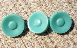 Set 3 Celluloid Vintage Shank Buttons - Picture 1 of 2