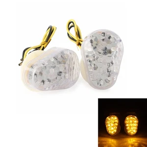 For Kawasaki Ninja ZX6R&ZX9R 12 SMD LED Flush Mount Turn Signal Blinker Light - Picture 1 of 6