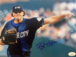 Brant Hurter Signed 8x10 Detroit Tigers City Connect Jersey Photo JSA Certified - Picture 1 of 2