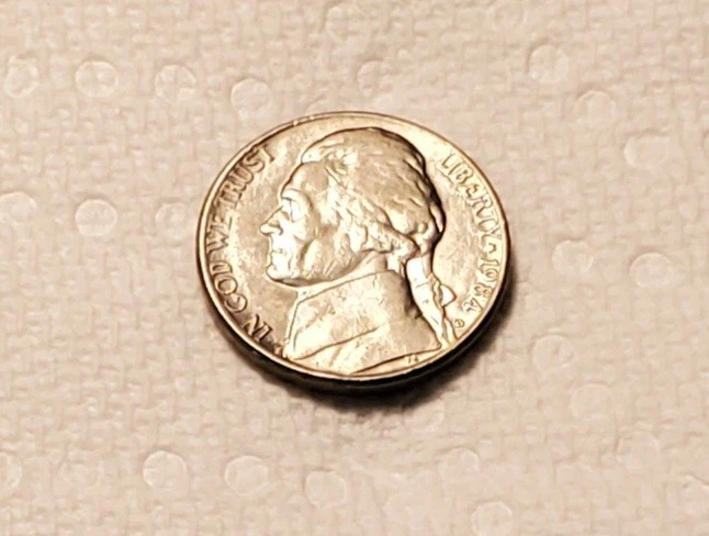 Rare Unique 1984-D Jefferson Nickel, DDO,RPM, Misaligned Die, Excellent Cond - Image 1 of 4