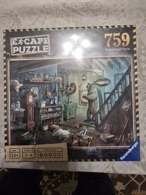 NEW Ravensburger Escape Puzzle 759 Pieces The Forbidden Basement - Image 1 of 2