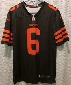 NFL Cleveland Browns Baker Mayfield #6 Nike Dri Fit Jersey Mens M  On Field  - Picture 1 of 13