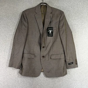 Ralph Lauren 41R Light Brown Herringbone Ultraflex Sportcoat Jacket ARV $295 - Picture 1 of 10