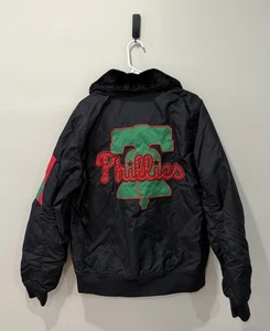 Starter X TY Mopkins Philadelphia Phillies Black History Month Jacket Sz Medium - Picture 1 of 5