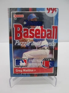 Donruss Cello Pack Greg Maddux 1988 Salón de la fama Chicago Cubs nuevo sellado - Imagen 1 de 2