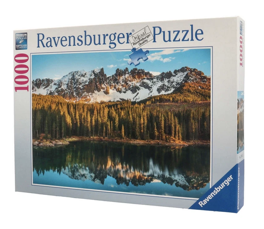 PUZZLE 1000 LAGO DI CAREZZA ravensburger 1000 PEZZI cm 70 x 50 - Immagine 1 di 1