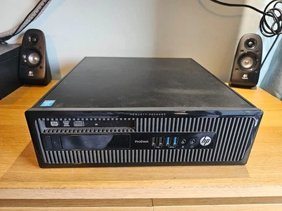HP ProDesk 400 G1 SFF Core i5-4570 3.2GHz 8GB 128GB SSD Windows 10 Desktop PC - Image 1 of 3
