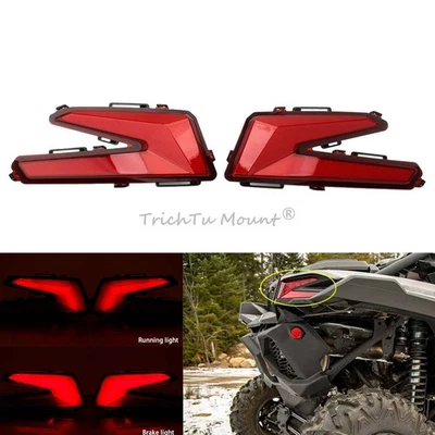 Rear LED Taillights Assembly Brake Stop Lights For Can-Am Maverick X3 2017-2025 - Image 1 of 4