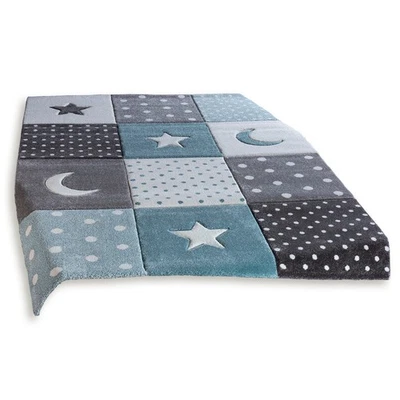 Kinderteppich - blau - 160x230 cm - Bild 1 von 4